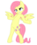 Size: 500x600 | Tagged: safe, artist:mc10215, fluttershy, pegasus, pony, g4, bipedal, come at me bro, female, mare, simple background, solo, transparent background