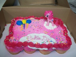 Size: 800x600 | Tagged: safe, artist:foxbeast, pinkie pie, g4, cake, irl, photo, toy