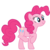 Size: 6691x6691 | Tagged: safe, artist:freak0uo, pinkie pie, g4, .svg available, absurd resolution, derp, scrunchy face, silly, simple background, transparent background, vector