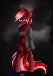 Size: 1600x2294 | Tagged: safe, artist:spittfireart, oc, oc only, pony, bipedal, clothes, jacket