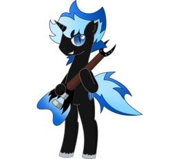 Size: 800x739 | Tagged: safe, artist:2kaze, oc, oc only, pony, bipedal, guitar, simple background, solo, transparent, transparent background