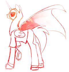 Size: 745x777 | Tagged: safe, alicorn, pony, dave strider, god tier, homestuck, ponified