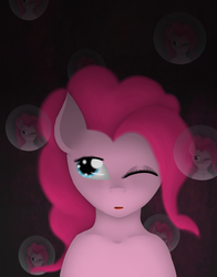 Size: 1100x1400 | Tagged: safe, artist:glittersonyourface, pinkie pie, earth pony, pony, g4, female, solo