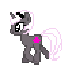 Size: 106x96 | Tagged: artist needed, source needed, safe, animated, desktop ponies, homestuck, pixel art, ponified, rose lalonde, simple background, solo, transparent background