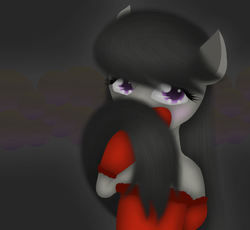 Size: 1476x1358 | Tagged: safe, artist:glittersonyourface, octavia melody, earth pony, pony, g4, clothes, dress, female, socks, solo