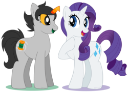 Size: 984x713 | Tagged: safe, rarity, g4, crossover, homestuck, kanaya maryam, ponified