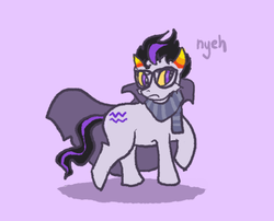 Size: 598x484 | Tagged: safe, eridan ampora, homestuck, nyeh, ponified