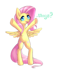 Size: 500x600 | Tagged: safe, artist:cepto, fluttershy, g4, hug, hug request