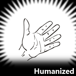 Size: 250x250 | Tagged: safe, disembodied hand, hand, humanized, meta, no pony, spoilered image joke