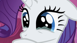 Size: 1280x720 | Tagged: safe, screencap, rarity, pony, g4, sisterhooves social, carousel boutique, crying, solo