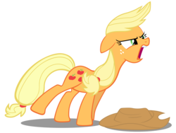 Size: 8000x6000 | Tagged: safe, artist:caliazian, applejack, earth pony, pony, g4, too many pinkie pies, .ai available, .svg available, absurd resolution, female, mare, open mouth, screaming, simple background, solo, transparent background, vector, yelling