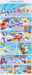 Size: 1225x2810 | Tagged: safe, artist:sorcerushorserus, baby ribbs, brolly, derpy hooves, firefly, rainbow dash, surprise, whitewash, oc, pegasus, pony, comic:dash academy, g1, g4, argie ribbs, comic, female, g1 to g4, generation leap, male, mare, stallion