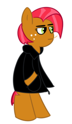 Size: 317x546 | Tagged: safe, artist:krabbshack, babs seed, g4, one bad apple, simple background, solo, transparent background