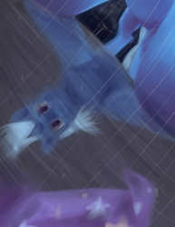 Size: 2550x3300 | Tagged: safe, artist:quila111, trixie, g4, crying, rain, sad, the sad and depressive trixie