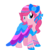 Size: 4606x5093 | Tagged: safe, artist:sparkle-bubba, pinkie pie, earth pony, pony, g4, absurd resolution, clothes, dress, female, mare, simple background, solo, transparent background