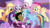 Size: 1280x720 | Tagged: safe, applejack, fluttershy, pinkie pie, rainbow dash, rarity, spike, twilight sparkle, pony, unicorn, g4, carlos ramón, crossover, image macro, magic school bus, mane six, unicorn twilight