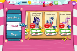 Size: 960x640 | Tagged: safe, gameloft, princess cadance, shining armor, g4, gameloft shenanigans, night guard, royal guard