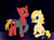 Size: 2067x1518 | Tagged: safe, artist:euronymousa, earth pony, pony, unicorn, female, male, mare, ponified, stallion