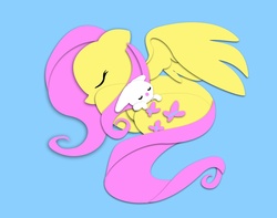 Size: 1478x1162 | Tagged: safe, artist:the-paper-pony, angel bunny, fluttershy, g4