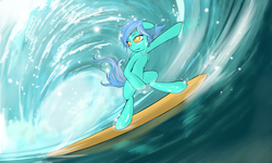 Size: 1500x900 | Tagged: safe, artist:rolo, oc, oc only, surfing