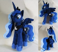 Size: 1379x1222 | Tagged: safe, artist:magnastorm, princess luna, pony, g4, irl, photo, plushie, solo, toy