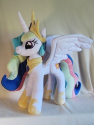 Size: 1174x1565 | Tagged: safe, artist:magnastorm, princess celestia, pony, g4, irl, photo, plushie, toy