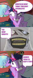 Size: 664x1562 | Tagged: safe, twilight sparkle, g4, family guy, image macro, insanity, male, pinkie clone blues thread, schwarzwald, the big o, truth, truth everywhere, twilight snapple