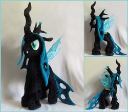 Size: 1479x1296 | Tagged: artist needed, safe, queen chrysalis, g4, irl, photo, plushie, toy