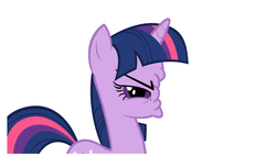 Size: 1322x750 | Tagged: safe, twilight sparkle, g4, scrunchy face, simple background, vector, wat, white background