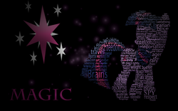 Size: 1920x1200 | Tagged: safe, artist:shadesofeverfree, twilight sparkle, g4, typography, wallpaper