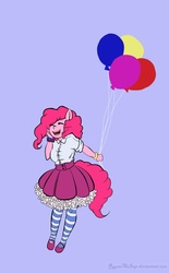 Size: 616x996 | Tagged: safe, artist:regantheimp, pinkie pie, earth pony, anthro, g4