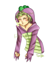 Size: 600x720 | Tagged: safe, artist:lilpunk101, spike, g4, humanized