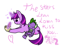 Size: 1600x1200 | Tagged: safe, artist:cosmic-rust, spike, twilight sparkle, g4, female, male, ship:twispike, shipping, straight