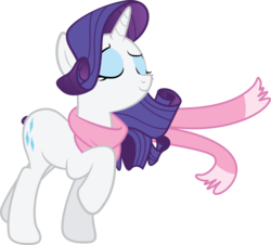 Size: 11740x10597 | Tagged: safe, artist:quanno3, rarity, pony, g4, .svg available, absurd resolution, clothes, female, scarf, simple background, solo, transparent background, vector