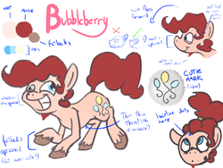 Size: 1200x900 | Tagged: safe, pinkie pie, g4, bubble berry, facial hair, reference sheet, rule 63