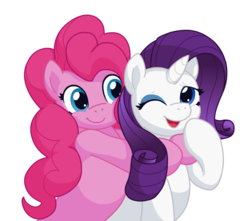 Size: 815x720 | Tagged: safe, artist:teh-tj, pinkie pie, rarity, g4, female, lesbian, ship:raripie, shipping