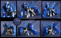 Size: 1280x811 | Tagged: safe, artist:mlpendlessnight, princess luna, pony, g4, customized toy, irl, photo, solo, toy