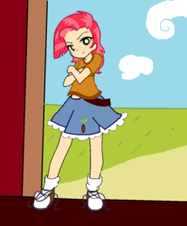Size: 844x1020 | Tagged: safe, artist:applecider1412, babs seed, human, g4, one bad apple, humanized