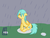 Size: 500x375 | Tagged: artist needed, safe, sunshower raindrops, pegasus, pony, g4, 30 minute art challenge, female, mare, rain, sitting, unamused, wet