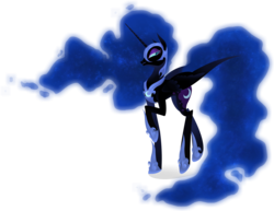 Size: 1482x1147 | Tagged: safe, artist:shevor, nightmare moon, alicorn, pony, g4, female, mare, simple background, solo, transparent background