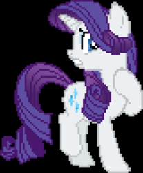 Size: 405x490 | Tagged: safe, artist:coltboy, rarity, pony, unicorn, g4, black background, female, horn, mare, simple background, solo, sprite