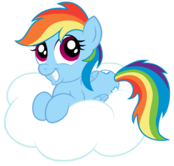 Size: 5250x5000 | Tagged: safe, artist:aleximusprime, artist:mrlolcats17, rainbow dash, g4, absurd resolution, cloud, colored, simple background, transparent background, vector