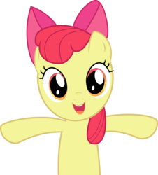 Size: 2888x3195 | Tagged: safe, artist:jokuc, apple bloom, g4, one bad apple, simple background, transparent background, vector