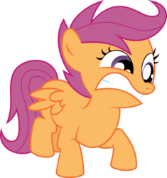 Size: 6000x6372 | Tagged: safe, artist:thunderelemental, scootaloo, g4, one bad apple, absurd resolution, simple background, transparent background, vector