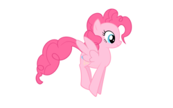 Size: 900x563 | Tagged: safe, artist:demondave999, pinkie pie, pegasus, pony, g4, simple background, transparent background, vector