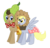 Size: 915x876 | Tagged: safe, artist:bibliodragon, derpy hooves, doctor whooves, time turner, pegasus, pony, g4, my little pony: friendship is magic, one bad apple, clothes, costume, female, mare, muffin, pear, simple background, transparent background