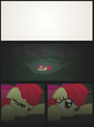 Size: 760x1020 | Tagged: safe, artist:template93, apple bloom, comic:story of the blanks (template93), story of the blanks, g4, comic