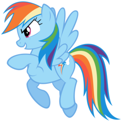 Size: 6085x6049 | Tagged: safe, artist:dentist73548, rainbow dash, pony, g4, absurd resolution, female, raised hoof, simple background, solo, transparent background, vector