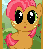 Size: 952x1080 | Tagged: safe, edit, edited screencap, screencap, babs seed, earth pony, pony, g4, one bad apple, animated, female, filly, foal, pomf, reversed, tailboner