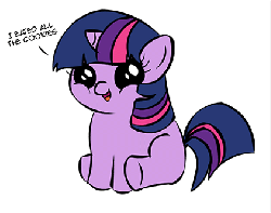 Size: 422x334 | Tagged: safe, twilight sparkle, g4, animated, chubby, cute, diabetes, female, filly, hnnng, twiabetes
